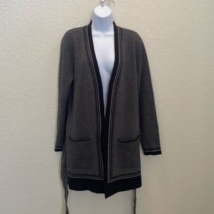 NWT Lee long open front sweater size XL